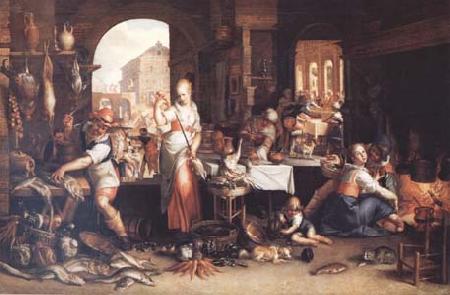 Frans Snyders Joachim Antonisz Uytewael Kitchen Scene (mk14) France oil painting art